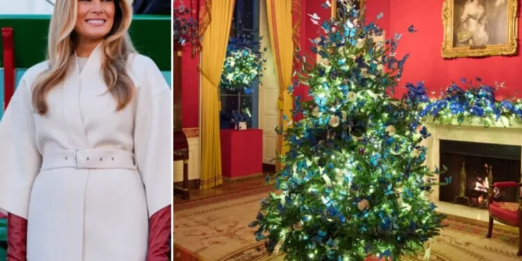 Melania Trump debuts White House 2025 Christmas theme