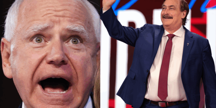 Mike Lindell has filed to run for governor in Minnesota — against Tim Walz