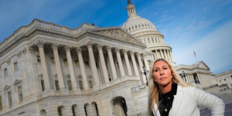 Marjorie Taylor Greene plays hooky with House resignation in sight