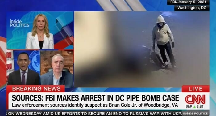 CNN Neglects ‘Cold Case’ Bomber Arrested During Trump FBI, Not Biden
