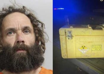 Florida man armed to the teeth issues 'dirty bomb' warning after he crashes car, triggering lockdown