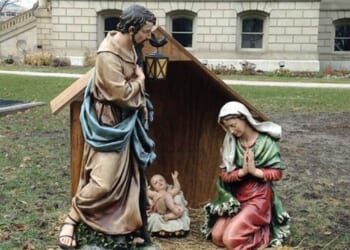 Woke Priest Uses His Church’s Nativity Scene to Mock and Defy ICE