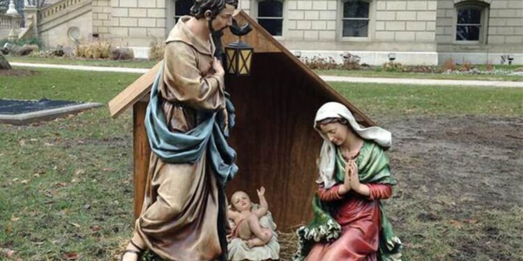 Woke Priest Uses His Church’s Nativity Scene to Mock and Defy ICE