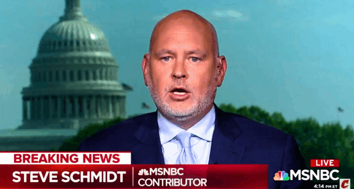 Politico Hypes Steve Schmidt's New $100M Dem-Cash Scheme, Ignores Self-Dealing