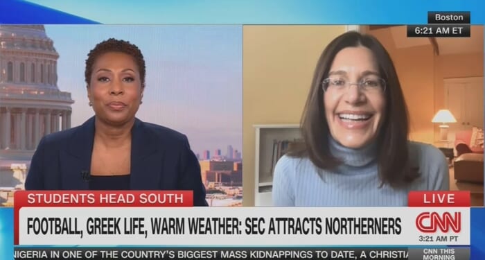 Boston Globe Reporter Admits Kids Go To Southern Colleges Because Politics