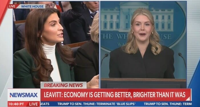 Leavitt Puts CNN’s Collins on Blast Over Questions About the Economy