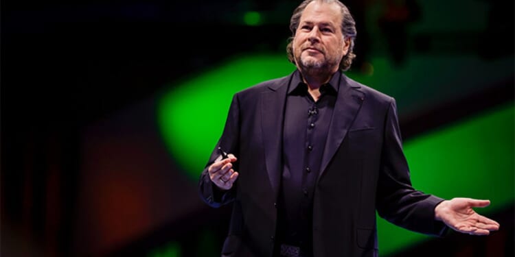 The America Marc Benioff believes in