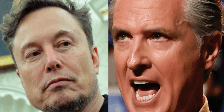 Gavin Newsom ridicules Elon Musk over his trans-identifying son — and Musk responds