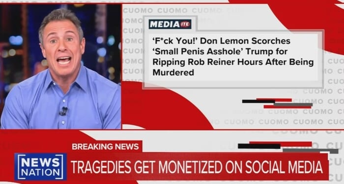 Cuomo Blasts Mediaite, Don Lemon for Abandoning ‘Ethics’ for ‘Profit’