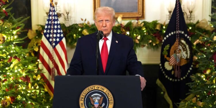 Trump touts his economic record in live prime-time speech to the nation: 'I inherited a mess'