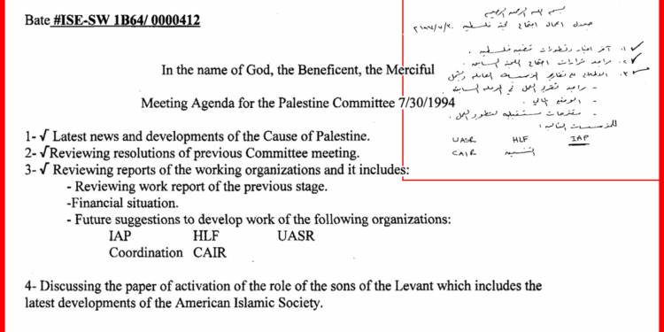 Connecting the Dots from Hamas to CAIR