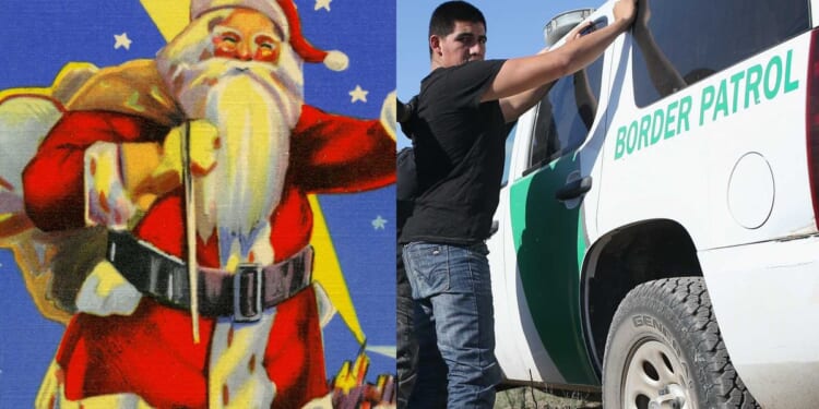 'Nazi trash': Unhinged outrage ensues after ICE posts video of Santa Claus deporting illegal aliens