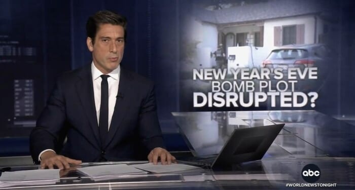 ABC News Omits Radical Leftist Motives Behind Foiled NYE Terror Plot