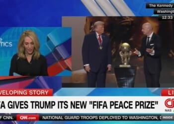 Amid Chuckles, CNN Dumps Out Early From 'FIFA Peace Prize' Presentation To Trump