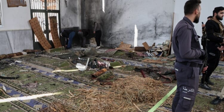 At least eight killed in terrorist attack targeting Syrian mosque