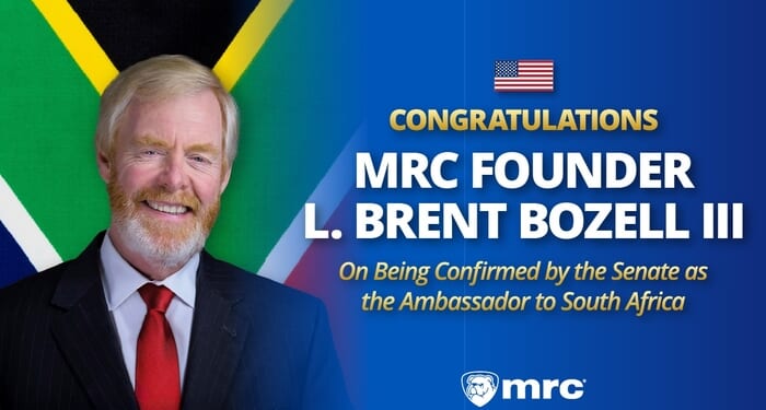 Brent Bozell Confirmed as U.S. Ambassador to South Africa