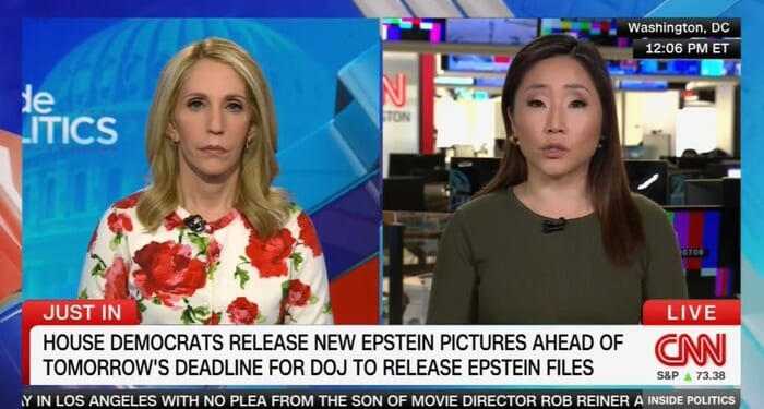 CNN's Bash Admits New Epstein Pix Have 'No Context' But Leads With It Anyway