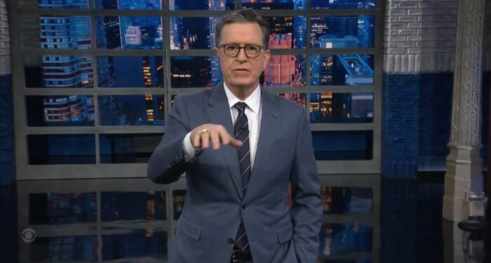 Colbert Claims Admiral's Defense Of Second Boat Strike Was Dumb