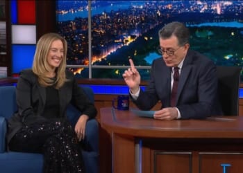 Colbert Praises Sherrill's 'Curb Stomping' Win