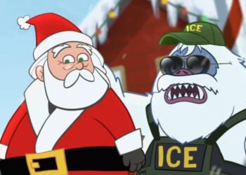 Colbert's Christmas Cartoon Has Trump, ICE Arrest Santa