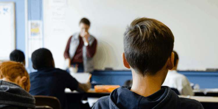 Children in classroom