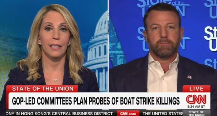 GOP Senator Mullin Annoyed at CNN's Bash Pushing 'Illegal Strike' On Drug Ship