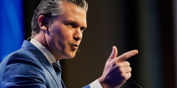 Hegseth speaks at Reagan National Defense Forum