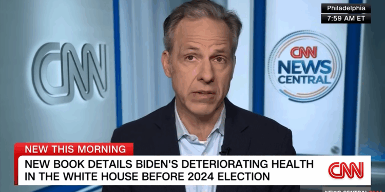 Jake Tapper spewing BS on CNN.