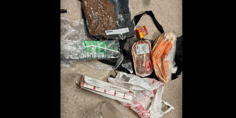 Intercepted prison drone drop includes ingredients for 'early holiday Old Bay crab boil and steak dinner,' officials say