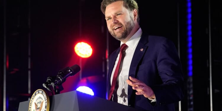 JD Vance speaks at TPUSA's AmericaFest