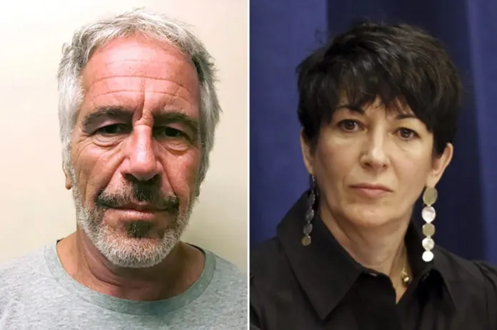 Jeffrey Epstein (left) and Ghislaine Maxwell (right)