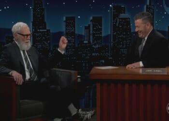 Letterman Gushes Over Kimmel, Calls Him 'The Leader of the Resistance'