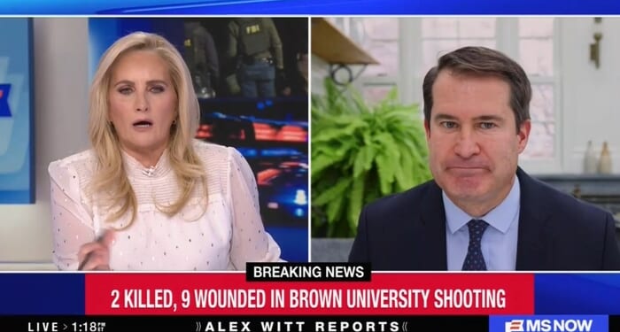 MS NOW Host Lets Rep. Moulton Imply 'Weapons of War' Were Used at Brown Shooting