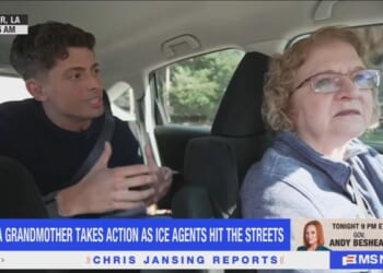 MS NOW Plugs 'Grandmother' Who Stalks ICE, Invokes the Holocaust