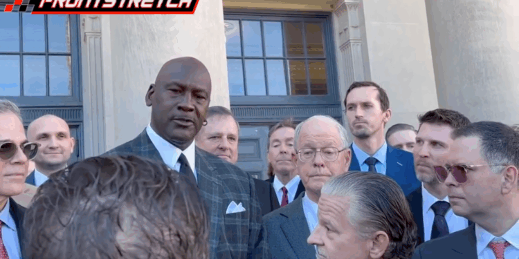 Michael Jordan and Jim France