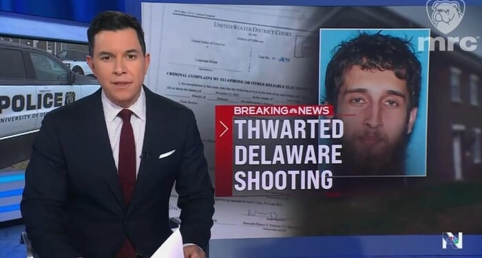 NBC The Only Nightly Newscast to Report Thwarted Delaware Terror Plot