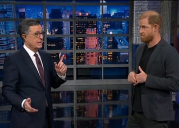 Prince Harry Tells Colbert 'I Heard You Elected a King'