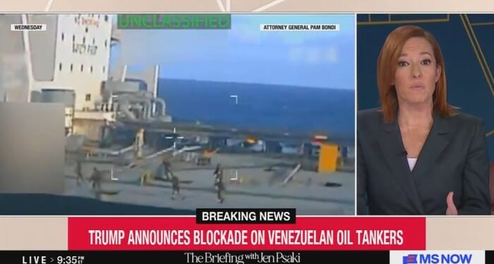 Psaki Mourns Trump Seized Tanker Without Congress That Her Boss Sanctioned