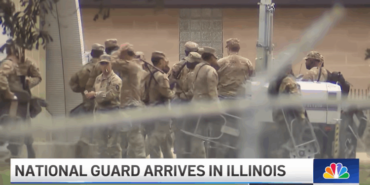National Guard in Chicago.