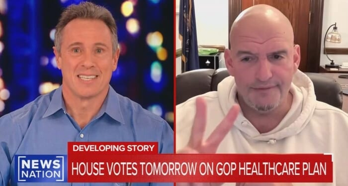 Senator Fetterman Goes on Cuomo, DESTROYS the Fake War Crimes Hoax