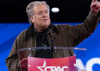 Steve Bannon speaks at TPUSA's AmericaFest