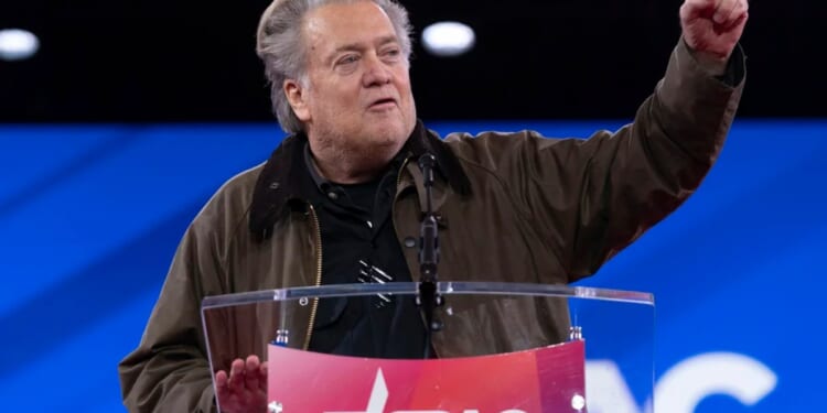 Steve Bannon speaks at TPUSA's AmericaFest