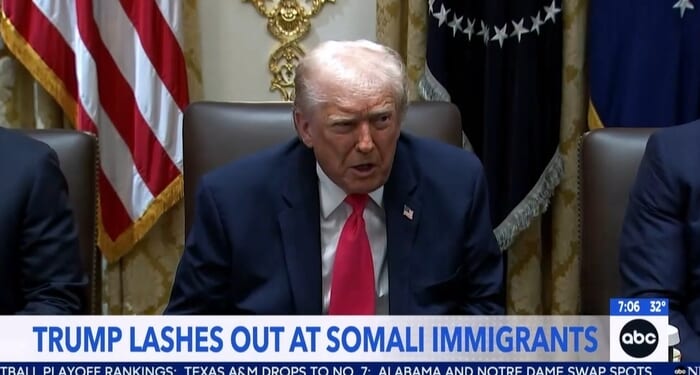 The Networks Are Lying to Viewers Over Trump’s Somalia Comments