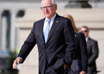 Tim Walz says people are using 'the R-word' while driving by his house