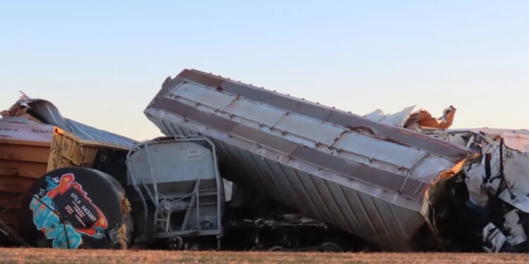 Train carrying molten sulfur derails in Kentucky