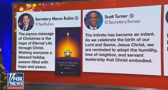 Trump Christmas Messages Criticized; Ignored Religious Wishes by Biden