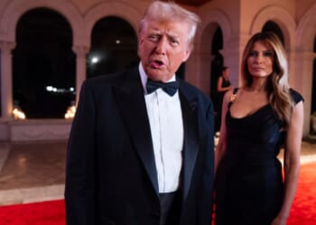 Trump attends New Year's Eve party at Mar-a-Lago