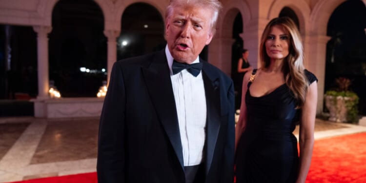Trump attends New Year's Eve party at Mar-a-Lago