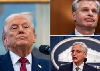 Trump ‘reTruths’ post calling for arrest of former FBI Director Wray and former AG Garland