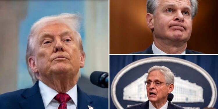 Trump ‘reTruths’ post calling for arrest of former FBI Director Wray and former AG Garland